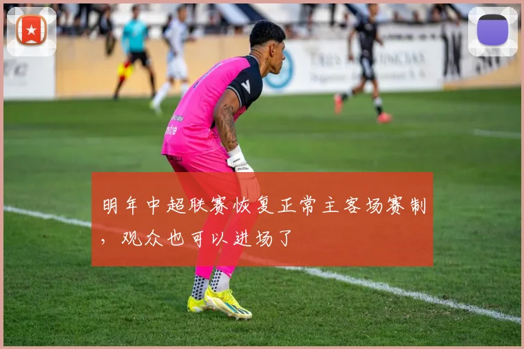 明年中超联赛恢复正常主客场赛制，观众也可以进场了