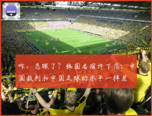 咋，急眼了？韩国名宿许丁茂：中国裁判和中国足球的水平一样差